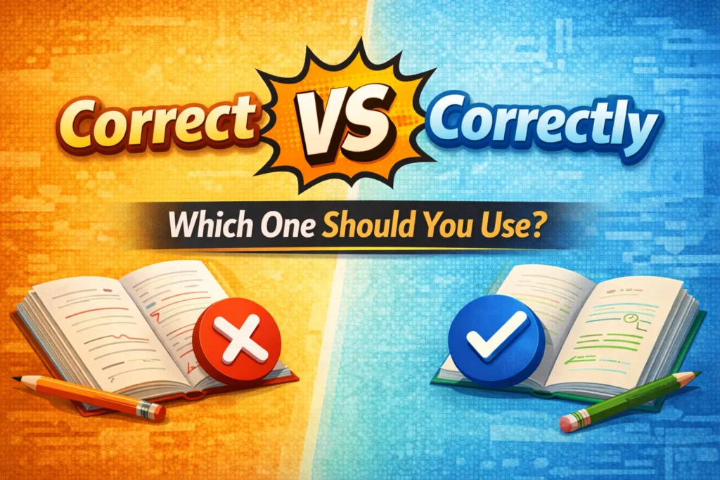 Correct or Correctly