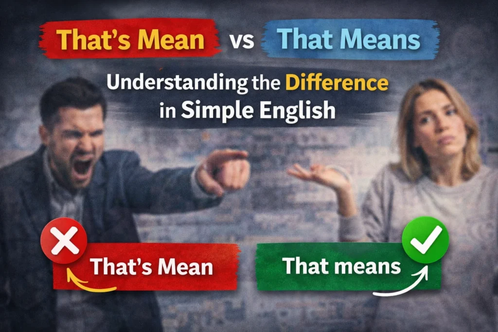 That’s Mean vs That Means